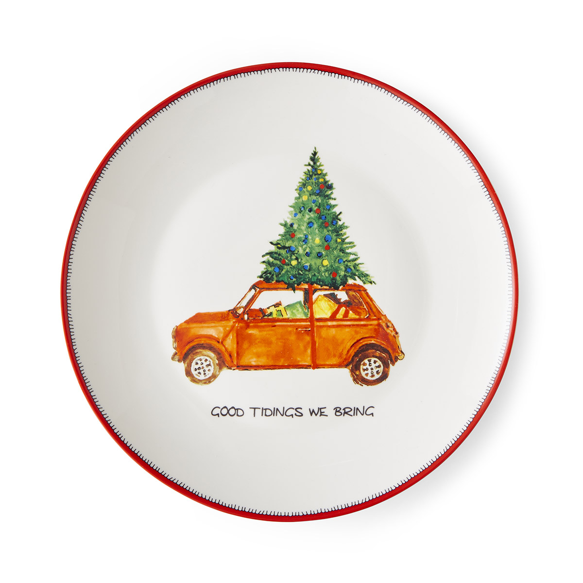 Kit Kemp Doodles Christmas 4 Cake Plates image number null